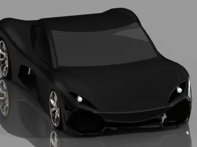 Super Car Test 3D model