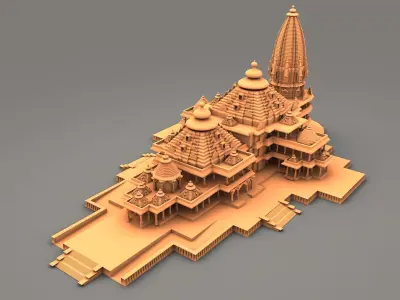 Ram Mandir   3D model