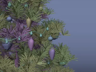 Christmas tree 3D model 42