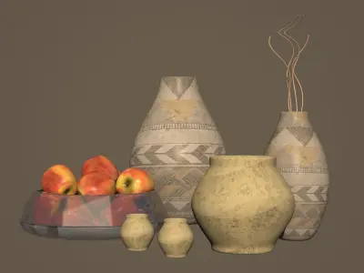 decorative set 3D model 4
