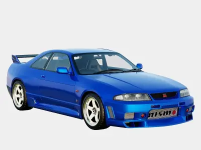 Nissan Skyline GT-R BCNR33 1995 Nismo 400R S Tune Aero Body Kit Low-poly 3D model