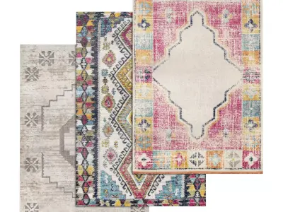 Rug Set 1256 3D model