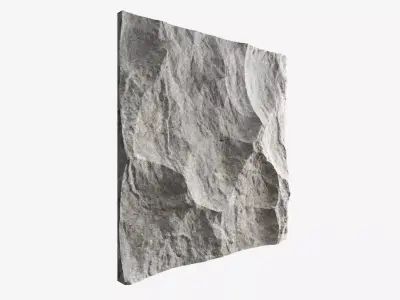 527-RockPanel stone wall 3D model