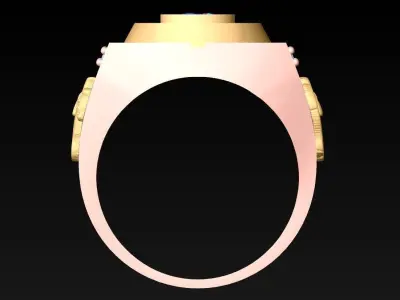 Horse ring - Mens ring - N3295 3D print model