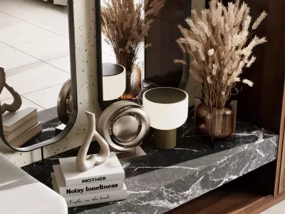 Hallway in a Neoclassical Wardrobe style 18 3D model