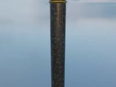 Fancy Column Free low-poly 3D model