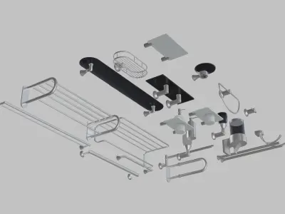 Bath Accessories 3D model