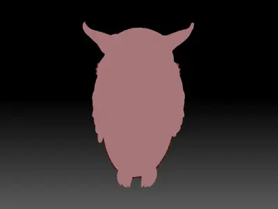 Owl bird  3D print model