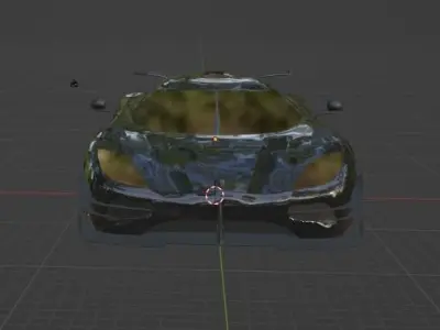 Koenigsegg Agera Model 3D Low-poly 3D model