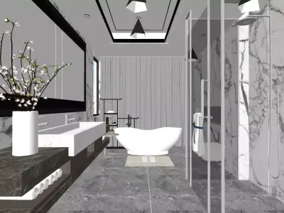 BATH ROOM 3D 3D model