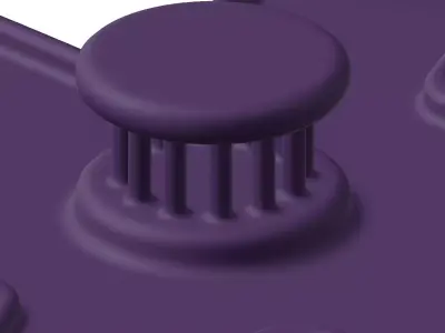 Plastic Highway Circular Bridge Toy 3D model