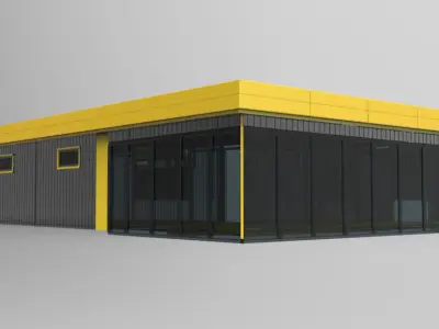 MOBILE CAR WASH 176m2   3D model