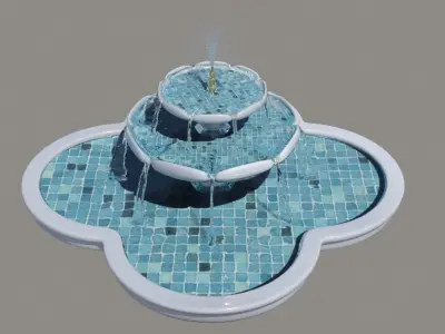 Water Fountain 3D model