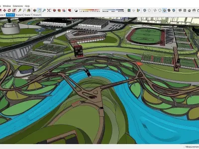 Sketchup Sport - Park 111 3D model