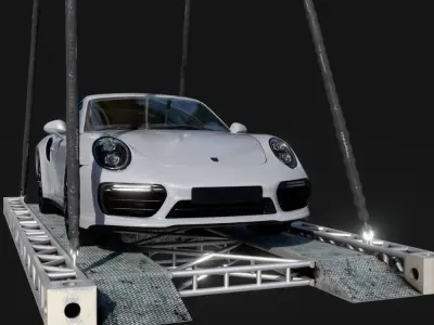 Air Vehicle Transport rack 3D model