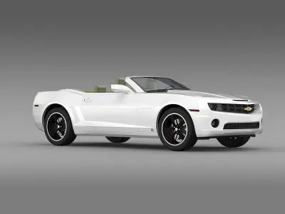 Chevrolet Camaro EUVersion Convertible 2012 3D model