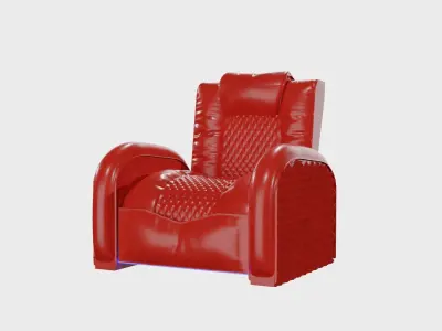 Sofa 3D Model reclining chair 3D model