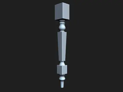 25 Table Legs IMM Brushes Vol 1 Low-poly 3D model