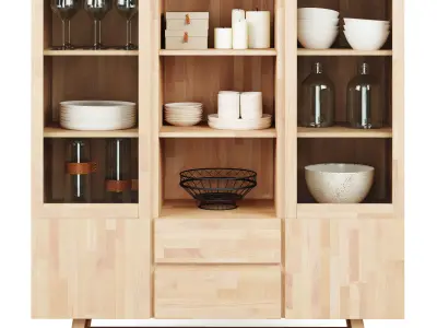 BROOKLYN CABINET by Rowico Home 3D model