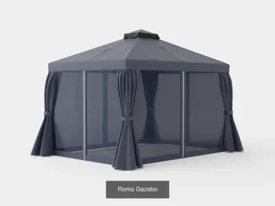 Collection of Gazebo - 4 Models