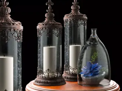 Decorative set 38 3D model