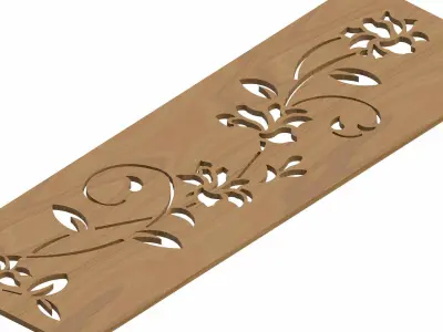 Decorative panel STL 3D model