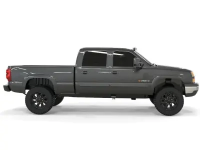 Chevrolet Silverado 2006 Lifted Truck  3D model