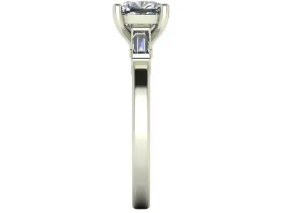 Diamond Fashion Ring R11 3D print model