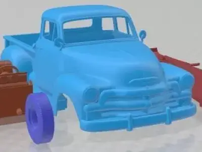 Chevrolet 3100 Pickup 1954 Printable Car  3D print model