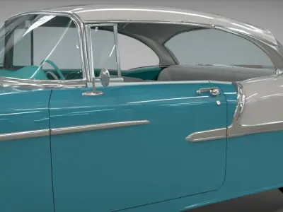 Chevy Belair Coupe 1955 3D model