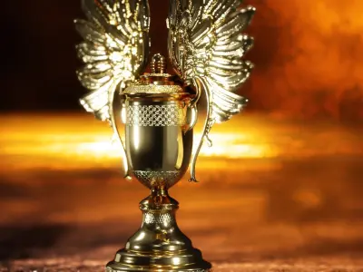 Golden Trophy Wing 3D model