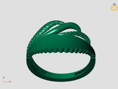 Women Plain Ring STL Models Womens Ring 3dmodels 3D print model 3D print model 55