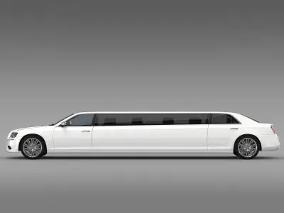 Chrysler 300C 2013 Limousine 3D model