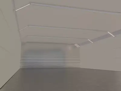 Warehouse car studio garage 3D model