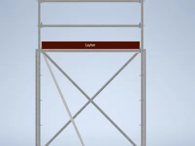 Scaffolding Allround Tower 3D model