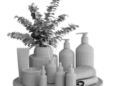 Bathroom Accessories-03 3D model