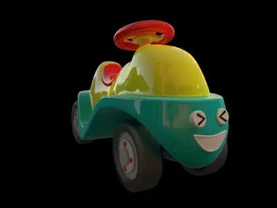 Asset - Cartoons -Bobby Car  - 3D Model  3D model