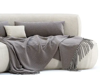 Jenifer restaurant sofa JR18  3D model