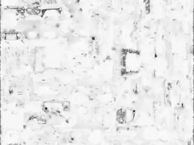 Rusted Scavenged Jeep Wreck 3D Model - Abandoned Vehicle Low-poly 3D model