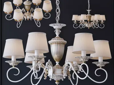 Suspended chandelier MW-Light Ariadne 450014106 3D model