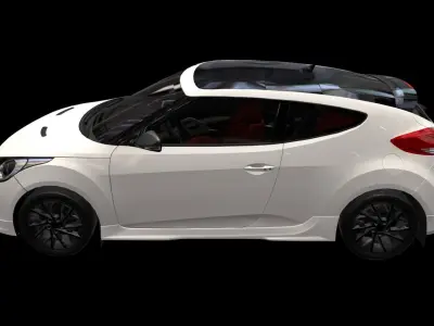 Hyundai Veloster 2011 GDI OEM Body Kit AA016 3D model