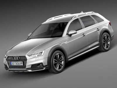 Audi A4 Allroad Quattro 2017 3D model
