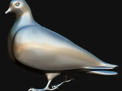3D Pigeons 3D model