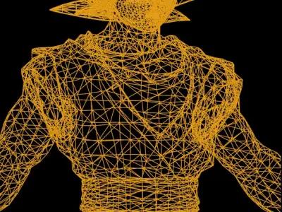 GOKU 3D MODEL  3D model