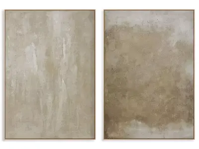 Abstract Painting Frame set 3D model 342