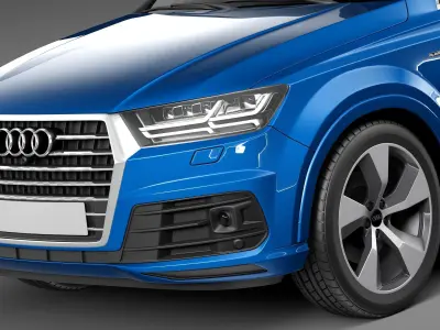 Audi Q7 2016 3D model
