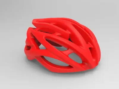 light weight bicycle helmet 3D model