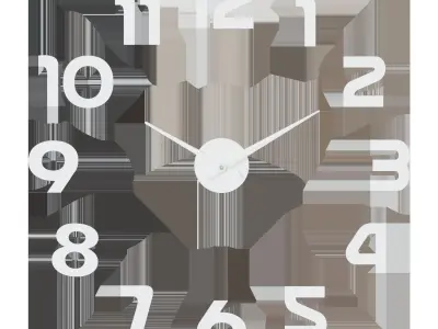 Wall clock Yorkwell 3D model