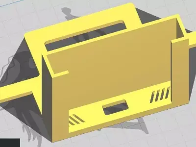 Samsung Car CD Vertical Phone Holder 3D print model