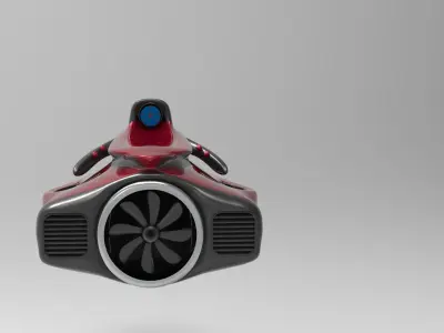 SEABOB 3D Model futuristic car 3D print model